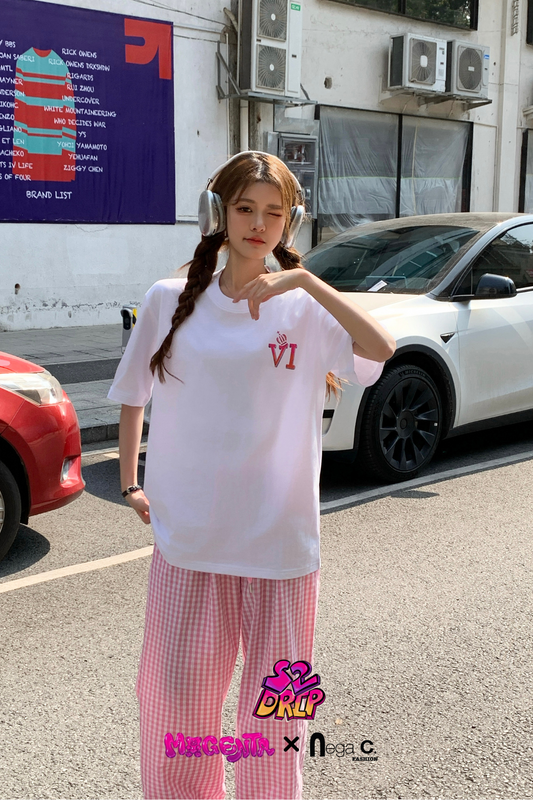 MxN S2 Checkmate "Six" Oversize T-shirt| White|