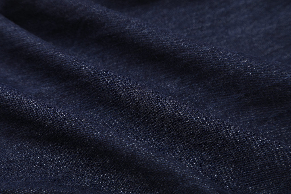 Nega C. กางเกงยีนส์แต่งขาบาน | สีน้ำเงินเข้ม | ยืดเล็กน้อย