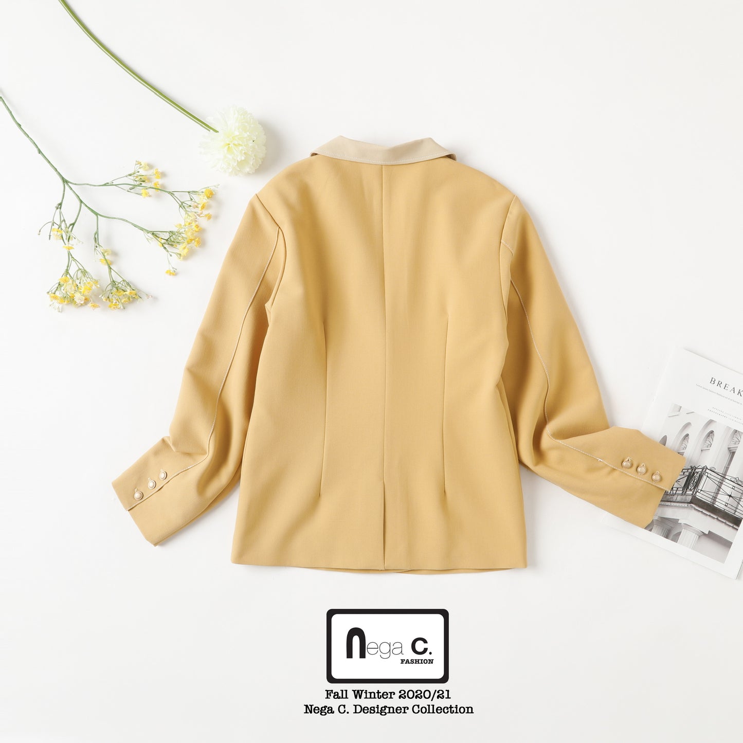 Nega C. เบลเซอร์บล็อกสีอเนกประสงค์ | Qiang สีเหลือง |