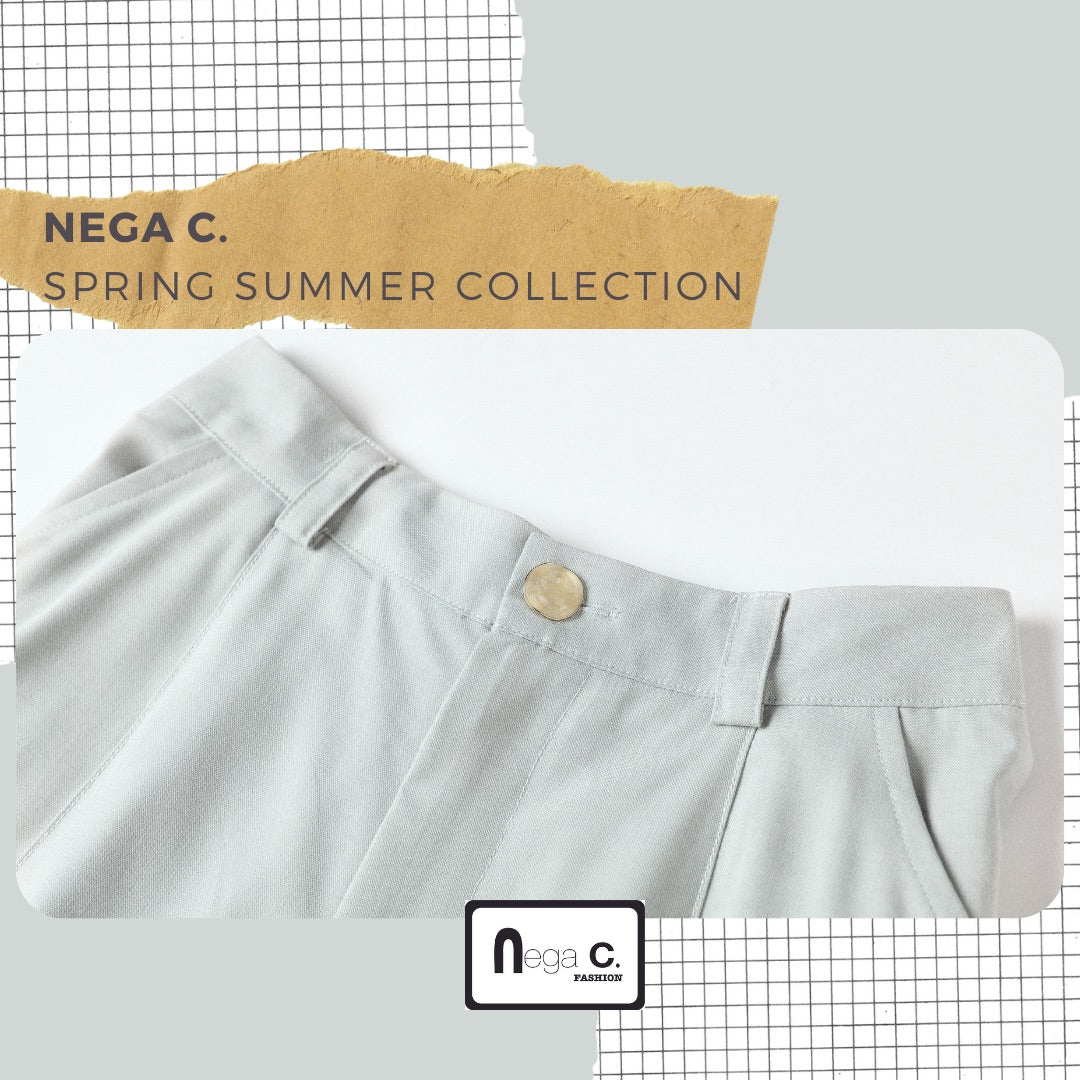 Nega C. กางเกงชั้นในสีทึบที่สดใหม่และใช้งานได้หลากหลาย | สีฟ้าอ่อน | ไม่มีซับใน