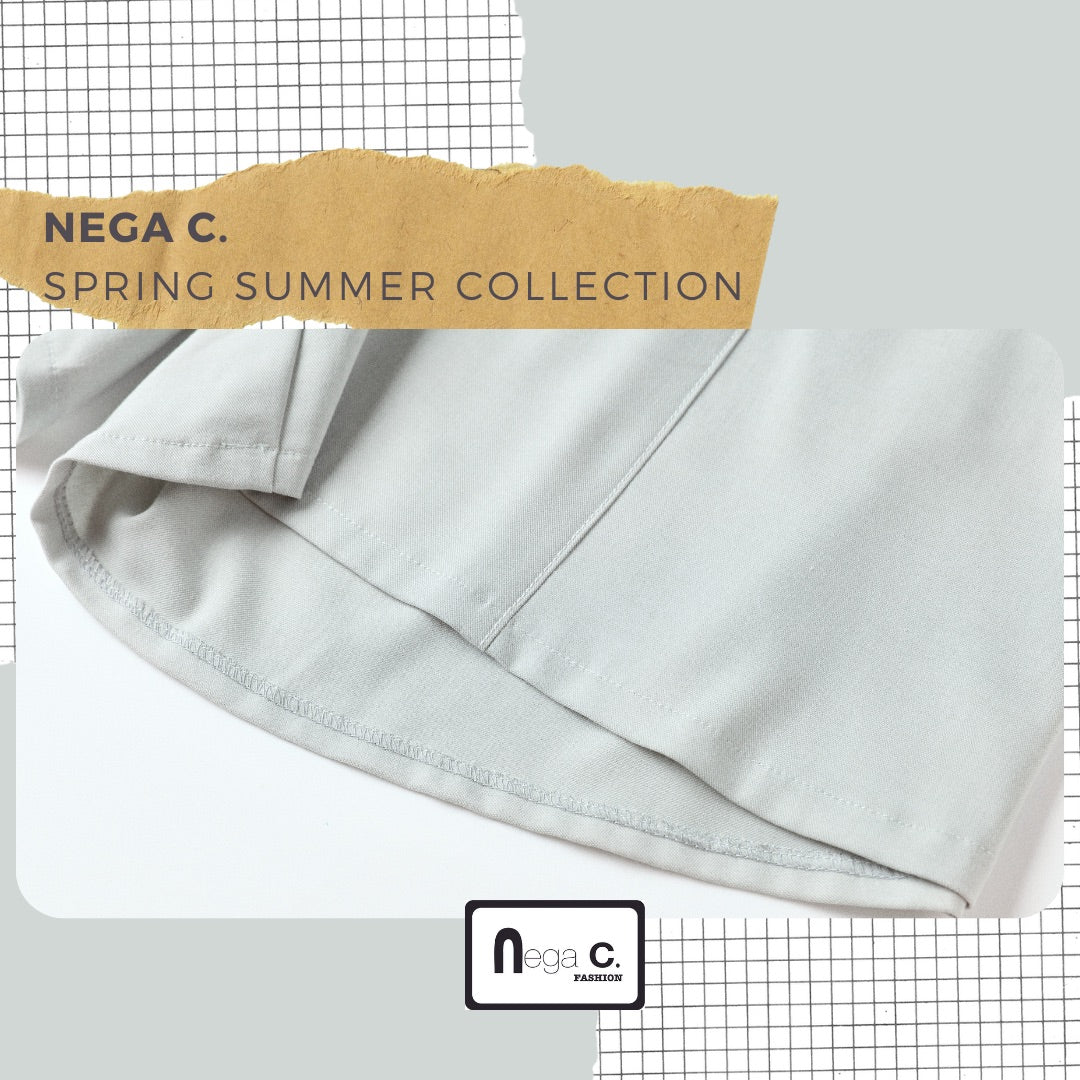 Nega C. กางเกงชั้นในสีทึบที่สดใหม่และใช้งานได้หลากหลาย | สีฟ้าอ่อน | ไม่มีซับใน
