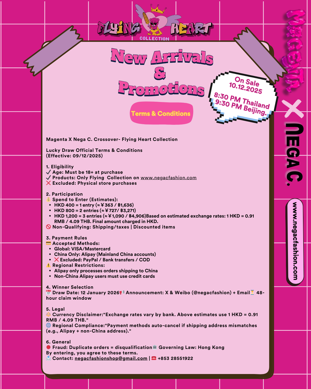 MXN Mini Bear bag| Magenta