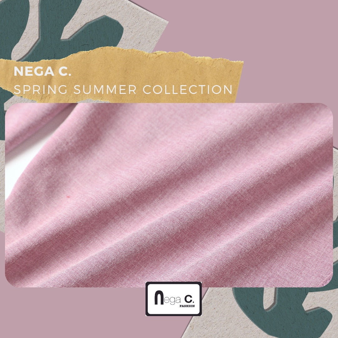 Nega C. 修身版型西褲|粉紅色|無裡襯